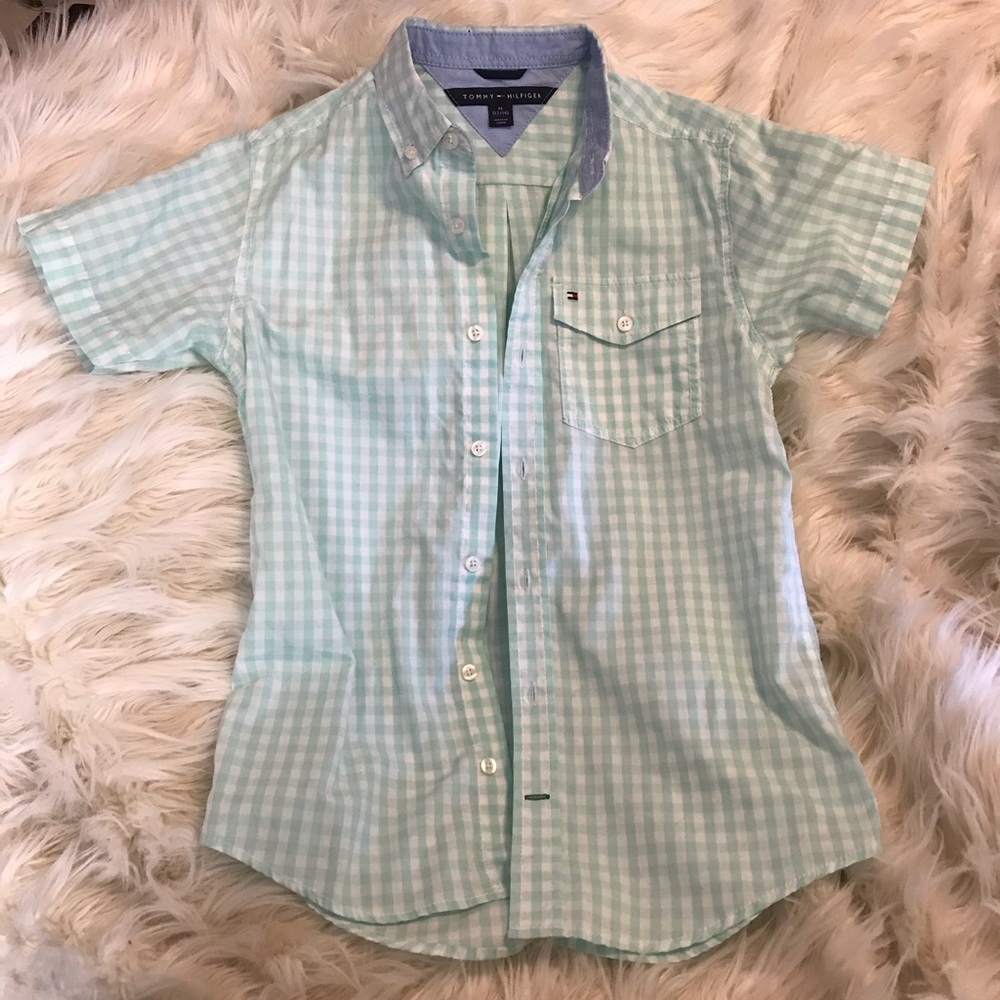Tommy Hilfiger boys 12/14 short sleeve shirt